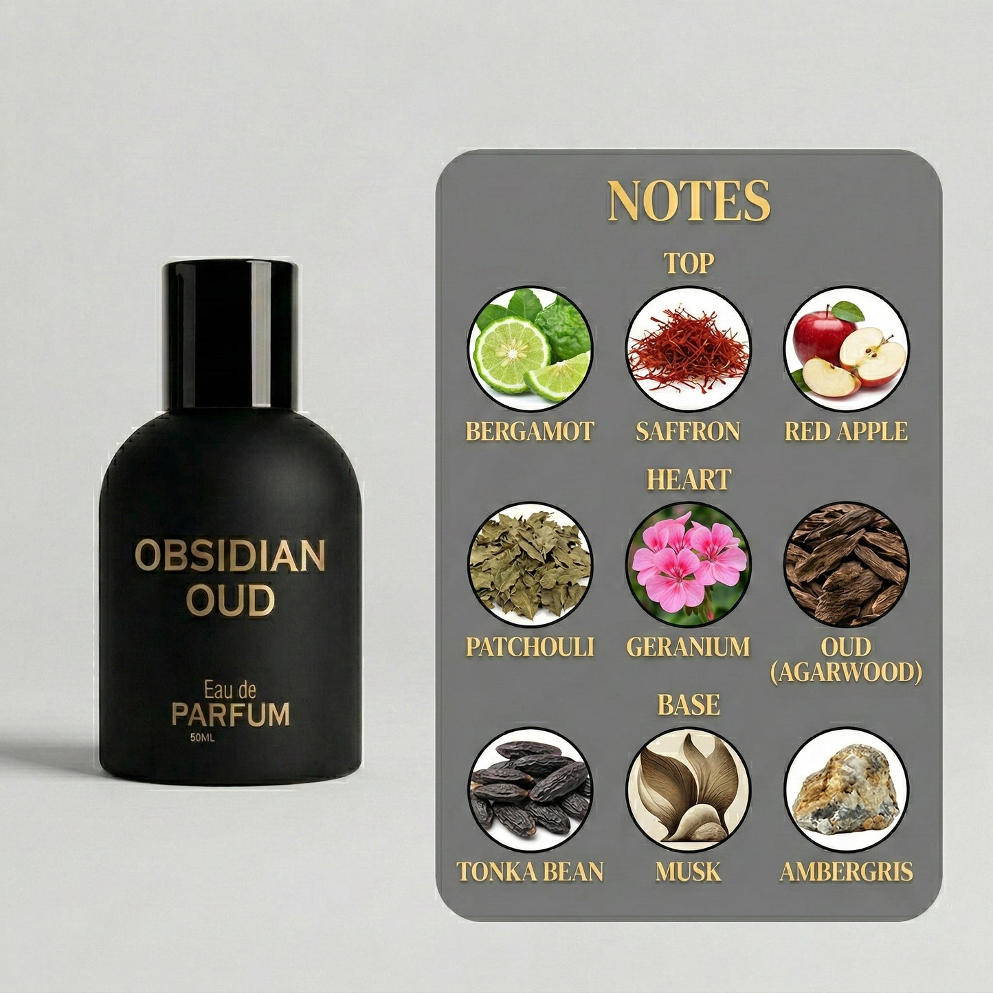 OBSIDIAN OUD | The Dark Wood Essence | 50ml